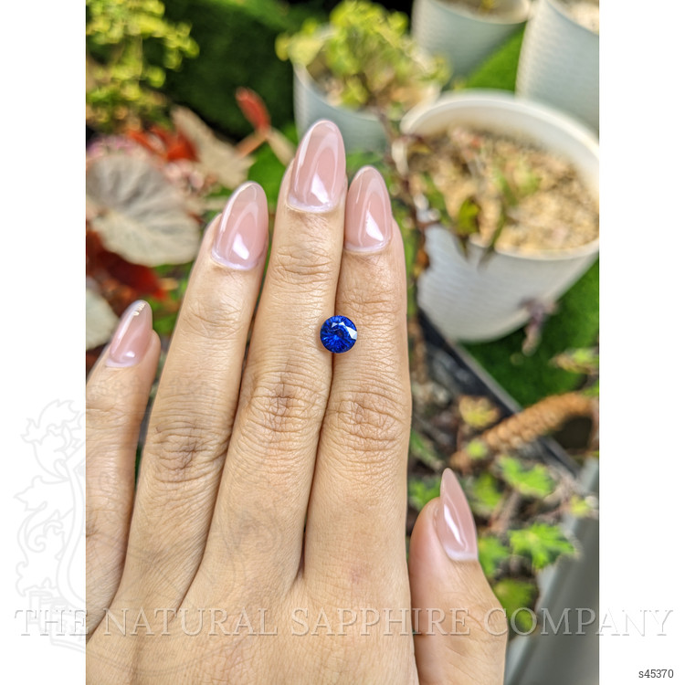 2.06 Ct. Blue Sapphire from Ceylon (Sri Lanka)