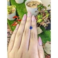 1.36 Ct. Blue Sapphire from Ceylon (Sri Lanka) Life Style