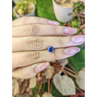 1.36 Ct. Blue Sapphire from Ceylon (Sri Lanka) Life Style