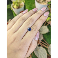 1.34 Ct. Blue Sapphire from Ceylon (Sri Lanka) Life Style