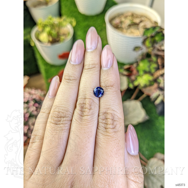 1.34 Ct. Blue Sapphire from Ceylon (Sri Lanka)
