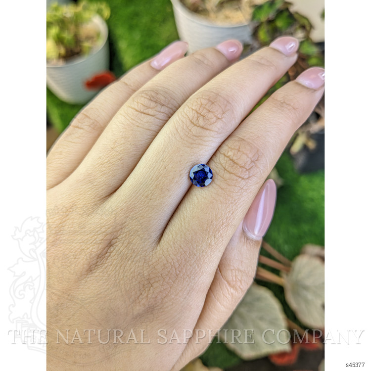 1.05 Ct. Blue Sapphire from Ceylon (Sri Lanka)