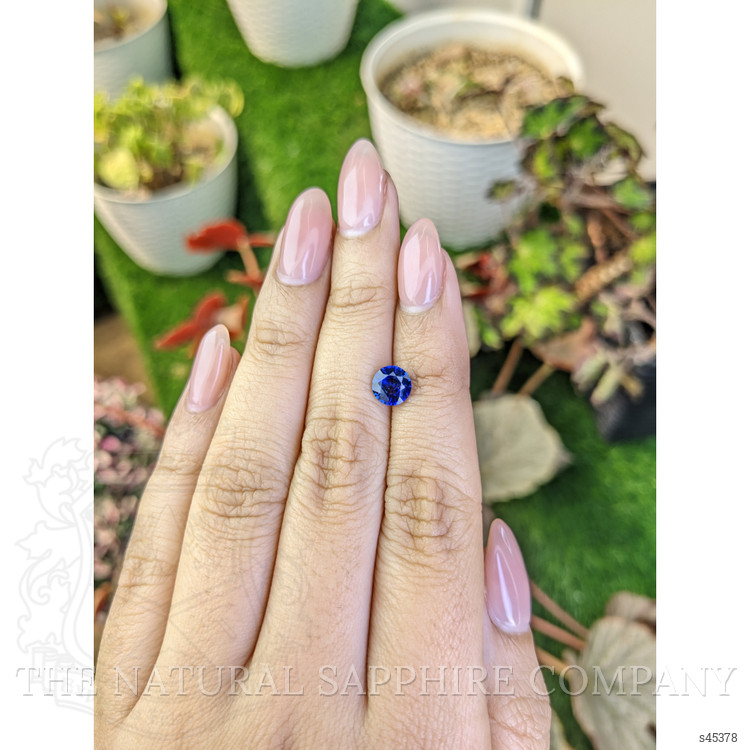 1.21 Ct. Blue Sapphire from Ceylon (Sri Lanka)
