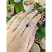 1.21 Ct. Blue Sapphire from Ceylon (Sri Lanka) Life Style