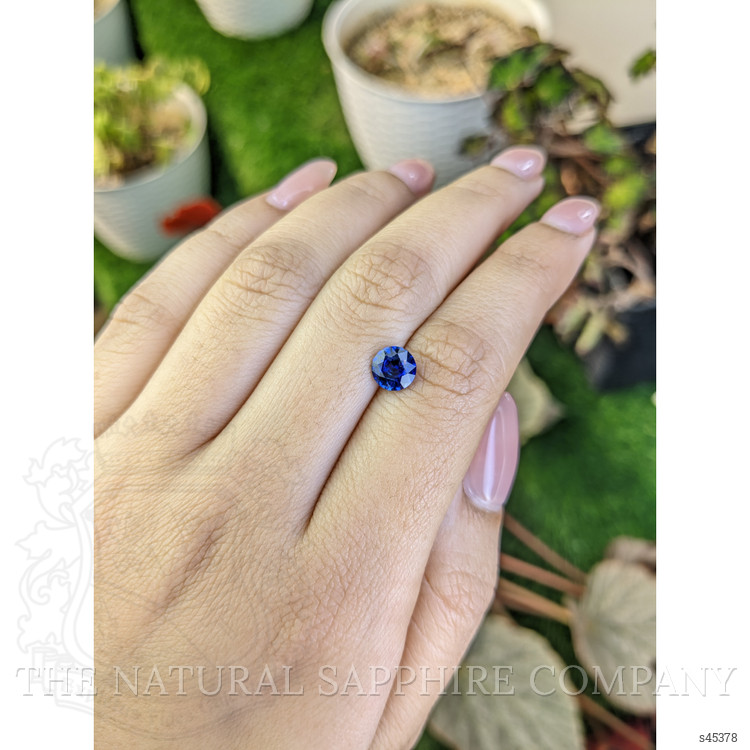 1.21 Ct. Blue Sapphire from Ceylon (Sri Lanka)