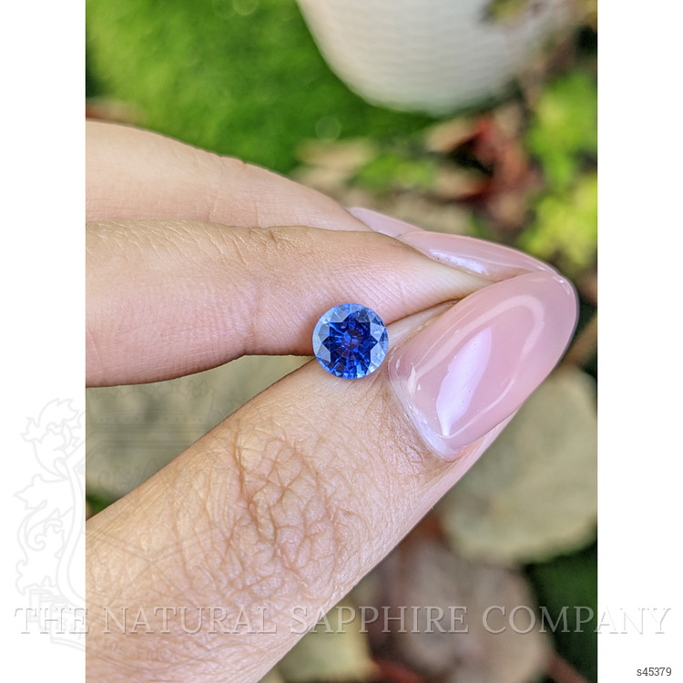 1.00 Ct. Blue Sapphire from Ceylon (Sri Lanka)
