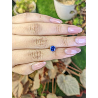 1.00 Ct. Blue Sapphire from Ceylon (Sri Lanka) Life Style