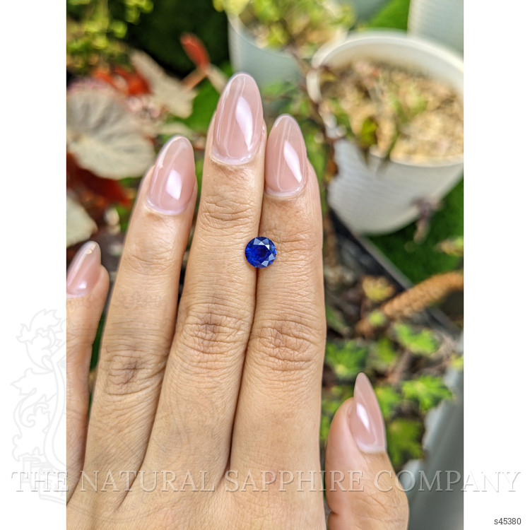 1.38 Ct. Blue Sapphire from Ceylon (Sri Lanka)