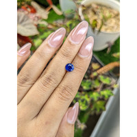 1.38 Ct. Blue Sapphire from Ceylon (Sri Lanka) Life Style