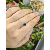 0.98 Ct. Blue Sapphire from Ceylon (Sri Lanka) Life Style