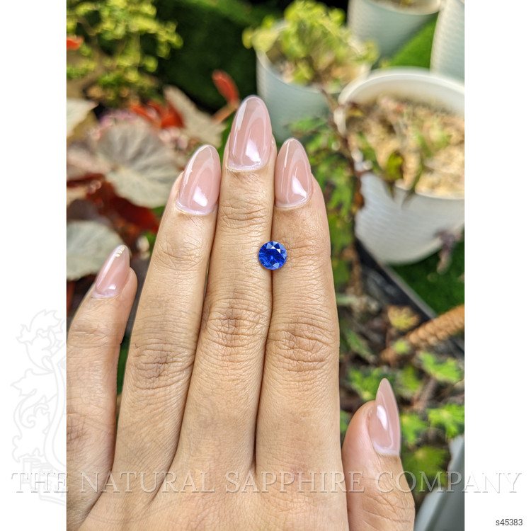 1.33 Ct. Blue Sapphire from Ceylon (Sri Lanka)