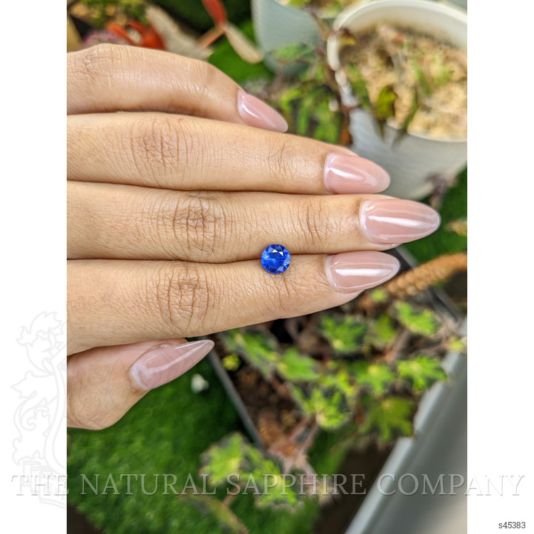 1.33 Ct. Blue Sapphire from Ceylon (Sri Lanka)