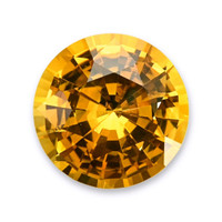 1.86 Ct. Orangish Yellow Sapphire from Ceylon (Sri Lanka) Video