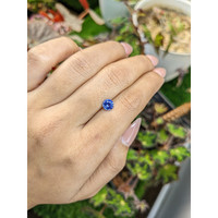 0.92 Ct. Blue Sapphire from Ceylon (Sri Lanka) Life Style