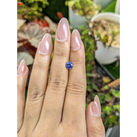 0.92 Ct. Blue Sapphire from Ceylon (Sri Lanka) Life Style