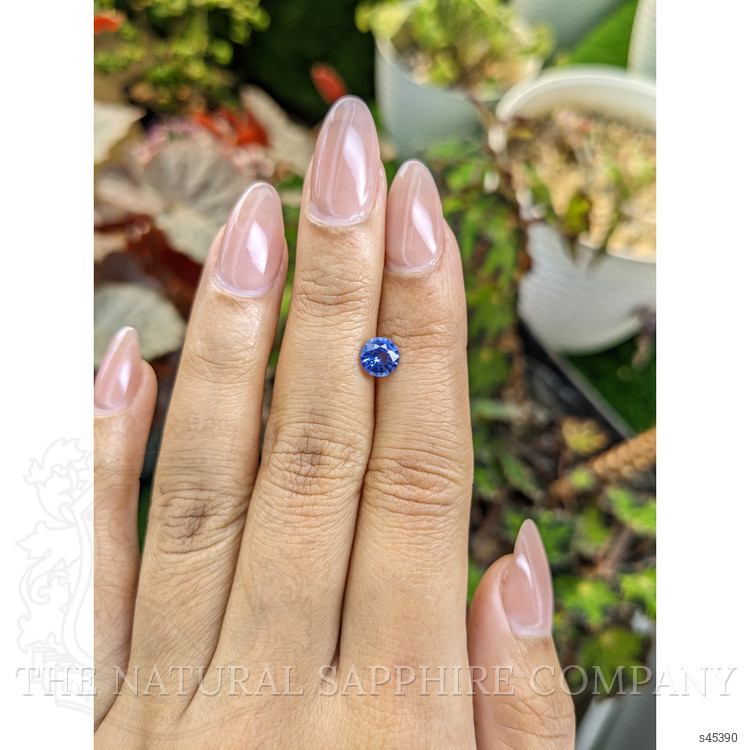 0.92 Ct. Blue Sapphire from Ceylon (Sri Lanka)
