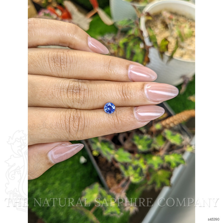 0.92 Ct. Blue Sapphire from Ceylon (Sri Lanka)