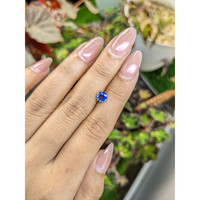 0.84 Ct. Blue Sapphire from Ceylon (Sri Lanka) Life Style
