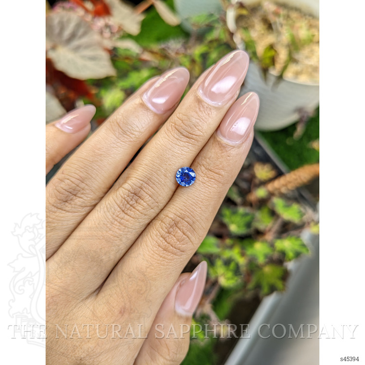 0.84 Ct. Blue Sapphire from Ceylon (Sri Lanka)