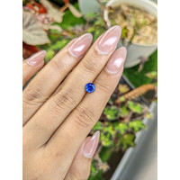 0.94 Ct. Blue Sapphire from Ceylon (Sri Lanka) Life Style