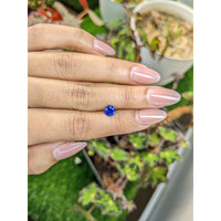 0.94 Ct. Blue Sapphire from Ceylon (Sri Lanka) Life Style