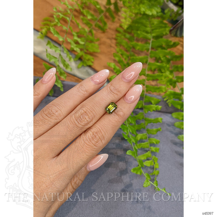 2.49 Ct. Yellowish Green Sapphire from Madagascar