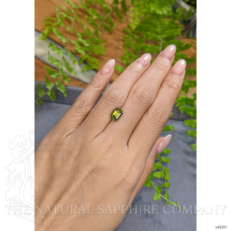 2.49 Ct. Yellowish Green Sapphire from Madagascar
