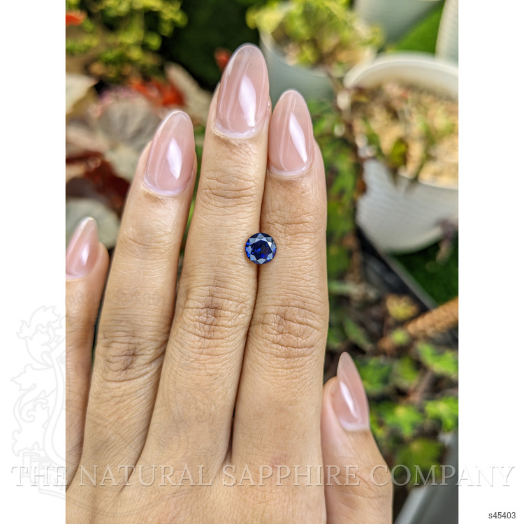 1.27 Ct. Blue Sapphire from Ceylon (Sri Lanka)