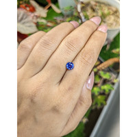 1.06 Ct. Purplish Blue Sapphire from Ceylon (Sri Lanka) Life Style