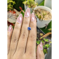 1.27 Ct. Blue Sapphire from Ceylon (Sri Lanka) Life Style