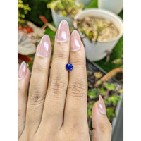 1.22 Ct. Blue Sapphire from Ceylon (Sri Lanka) Life Style