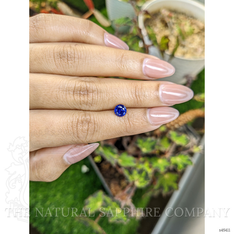 1.22 Ct. Blue Sapphire from Ceylon (Sri Lanka)