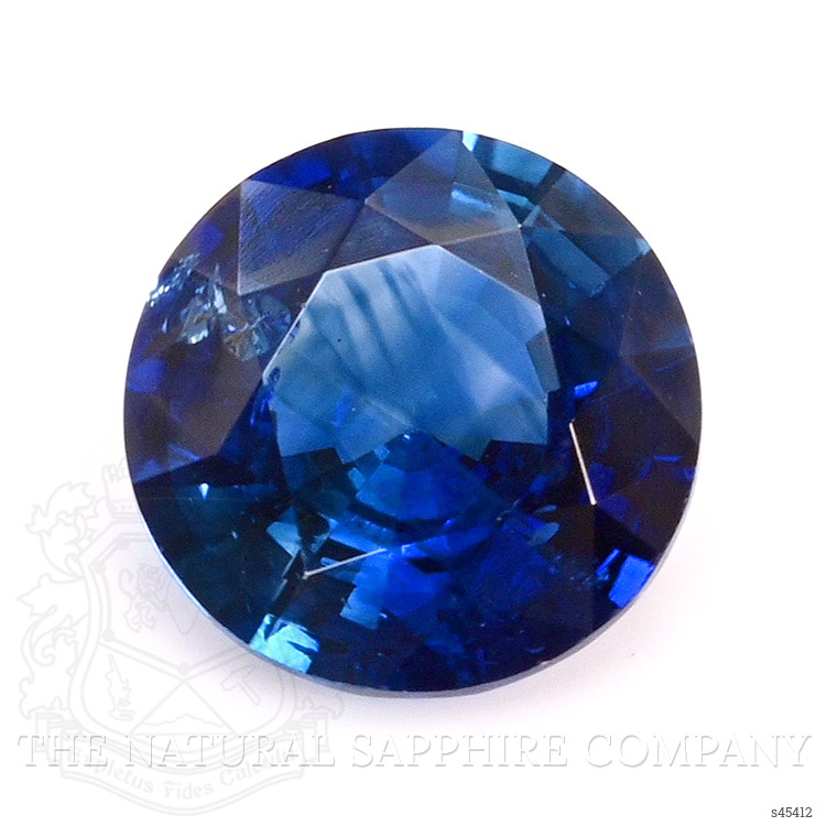 0.90 Ct. Blue Sapphire from Ceylon (Sri Lanka)