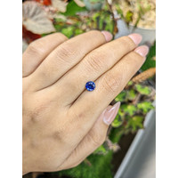 0.90 Ct. Blue Sapphire from Ceylon (Sri Lanka) Life Style