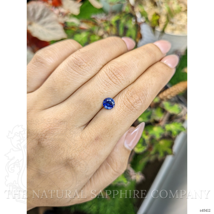 0.90 Ct. Blue Sapphire from Ceylon (Sri Lanka)