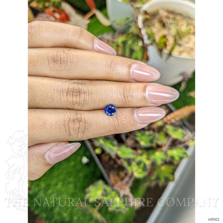 0.90 Ct. Blue Sapphire from Ceylon (Sri Lanka)