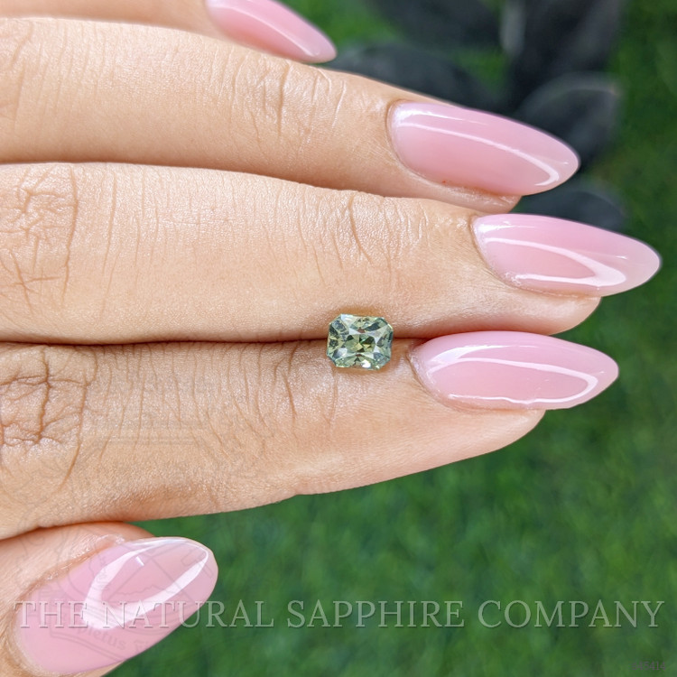 0.97 Ct. Yellowish Green Sapphire from Madagascar