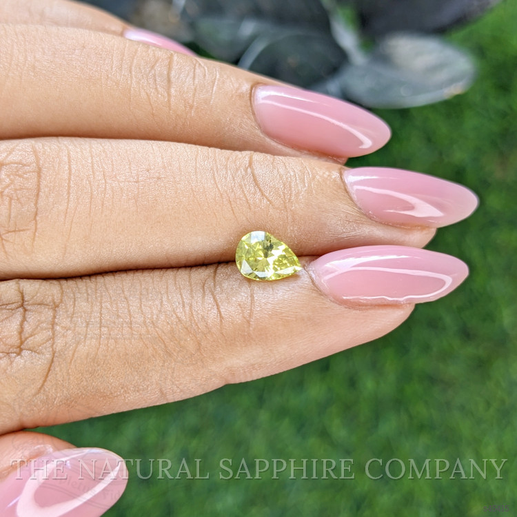 0.99 Ct. Greenish Yellow Sapphire from Madagascar