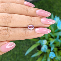 1.11 Ct. Pinkish Purple Sapphire from Ceylon (Sri Lanka) Life Style