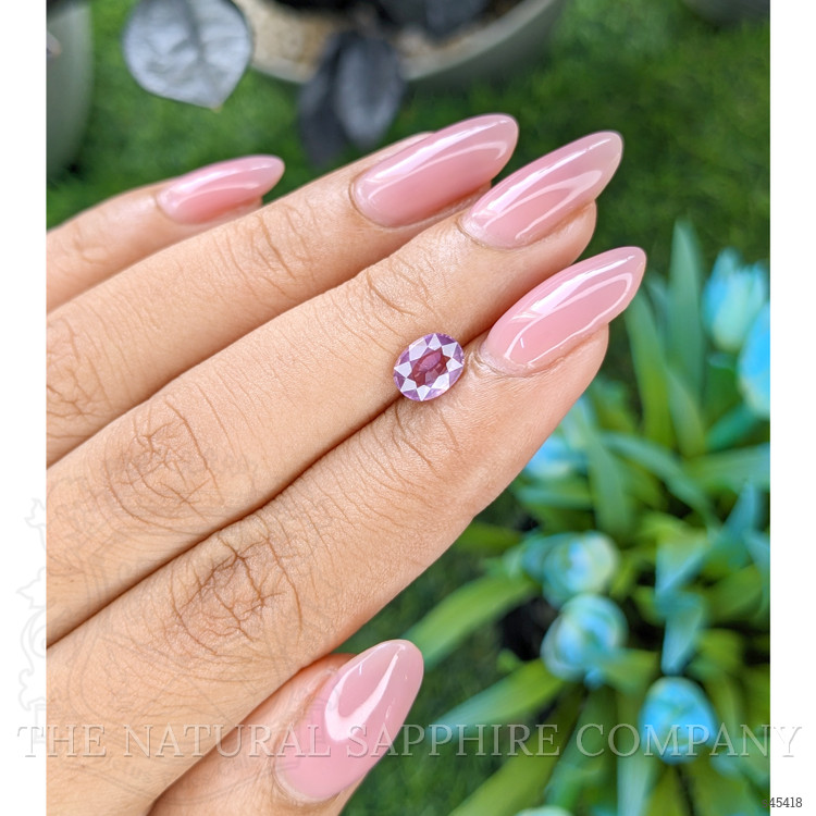 1.11 Ct. Pinkish Purple Sapphire from Ceylon (Sri Lanka)