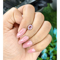 1.11 Ct. Pinkish Purple Sapphire from Ceylon (Sri Lanka) Life Style