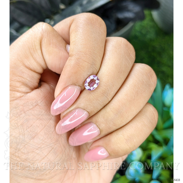 1.11 Ct. Pinkish Purple Sapphire from Ceylon (Sri Lanka)