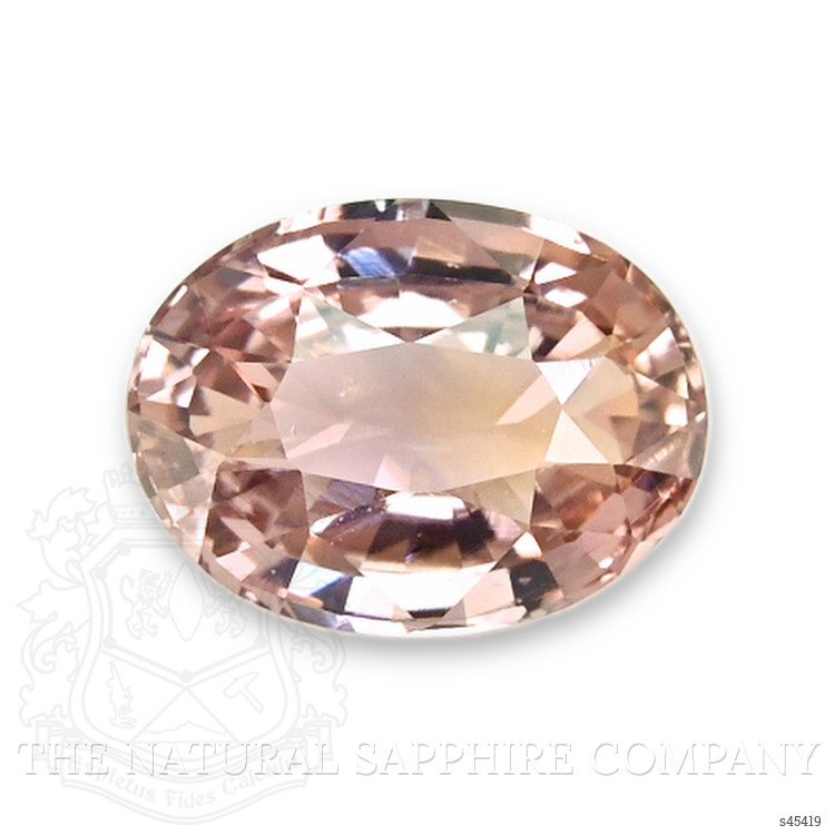 0.98 Ct. Pinkish Brown Sapphire from Ceylon (Sri Lanka)