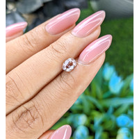 0.98 Ct. Pinkish Brown Sapphire from Ceylon (Sri Lanka) Life Style