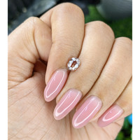 0.98 Ct. Pinkish Brown Sapphire from Ceylon (Sri Lanka) Life Style