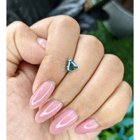 1.00 Ct. Bluish Green Sapphire from Ceylon (Sri Lanka) Life Style