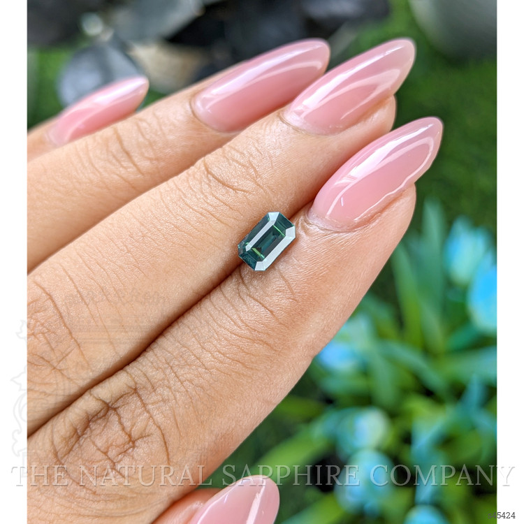 1.05 Ct. Bluish Green Sapphire from Ceylon (Sri Lanka)