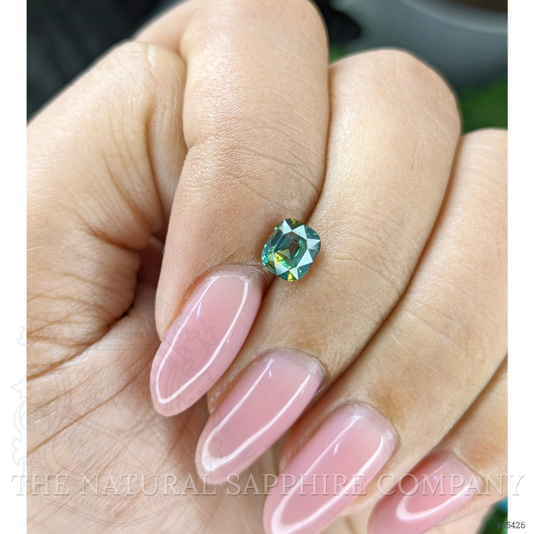 0.99 Ct. Bi Color / Parti Sapphire from Ceylon (Sri Lanka)