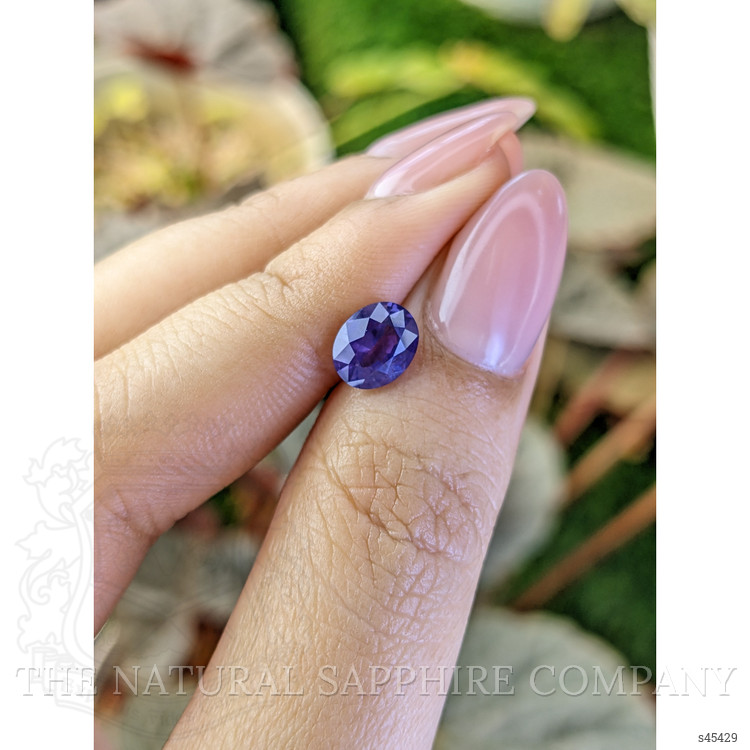 1.53 Ct. Purple Sapphire from Ceylon (Sri Lanka)