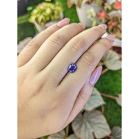 1.53 Ct. Purple Sapphire from Ceylon (Sri Lanka) Life Style
